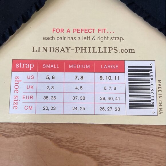 Lindsay Phillips SwitchFlops Strap Ursula L 9 10 11 Black With Polka Dot Accent - Picture 6 of 6